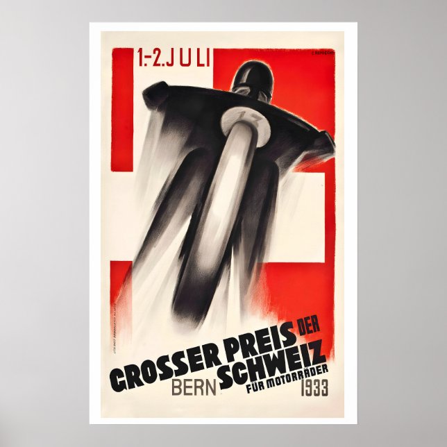 Schweizer Grand Prix Circuit des Nations Bern 1933 Poster (Vorne)