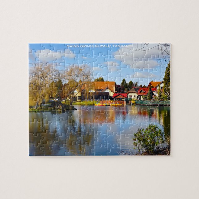 Schweizer Grindlelwald Tasmanien Puzzle (Horizontal)