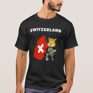 Schweizer Hauskatze Schweiz Fan T-Shirt