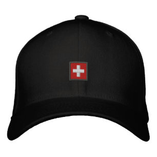 Schweizer Hut - Schweiz Höhle mit Schweizer Flagge
