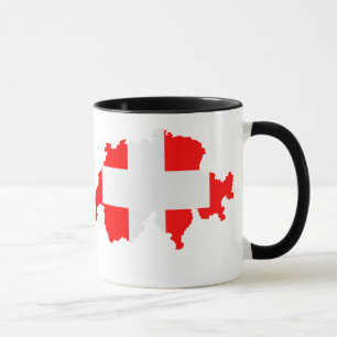 Schweizer Kartenzeichen Tasse