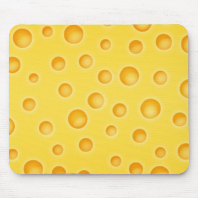 Schweizer Käse Cheezy Beschaffenheits-Muster Mousepad (Vorne)