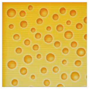 Schweizer Käse Cheezy Beschaffenheits-Muster Stoff