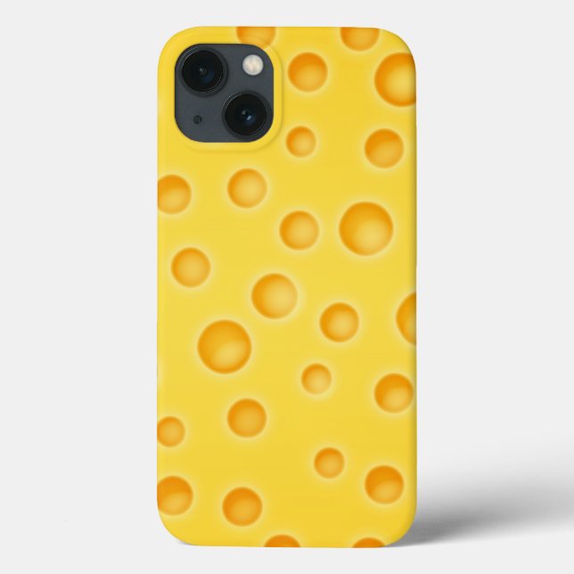 Schweizer Käse Cheezy Texturmuster Case-Mate iPhone Hülle (Rückseite)