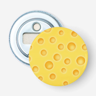 Schweizer Käse Cheezy Texturmuster Flaschenöffner