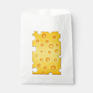 Schweizer Käse Cheezy Texturmuster Geschenktütchen