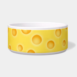 Schweizer Käse Cheezy Texturmuster Napf