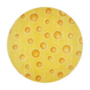 Schweizer Käse Cheezy Texturmuster Schneidebrett