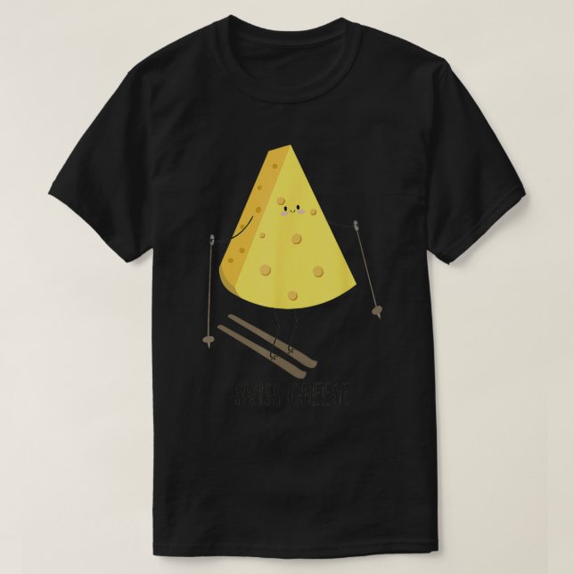 Schweizer Käse Funny Swiss Cheese T-Shirt (Design vorne)