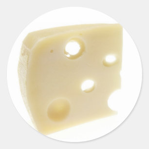 Schweizer Käse Runder Aufkleber
