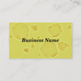 Schweizer Käse-Schwarz-Hintergrund Visitenkarte