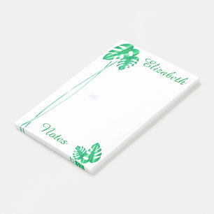 Schweizer Käsepflanze Monstera Deliciosa Post-it Klebezettel