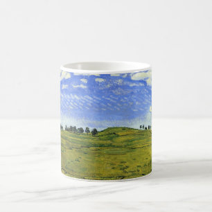 Schweizer Landschaft mit Hügeln (von Ferdinand Hod Kaffeetasse