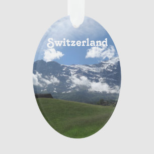 Schweizer Landschaft Ornament