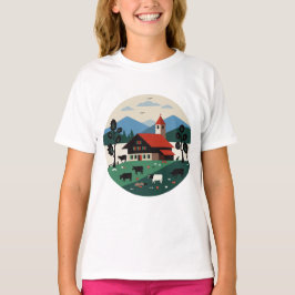 Schweizer Landschaft T-Shirt