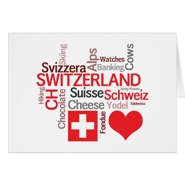 Schweizer Lieblingssachen - i-Liebe die Schweiz (Vorderseite (Horizontal))