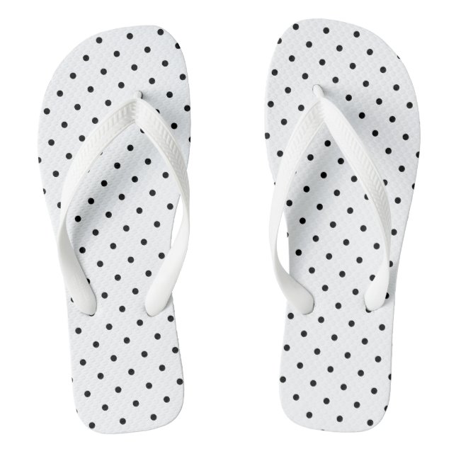 Schweizer Punkte in Weiß | Sandalen (Fußbett)