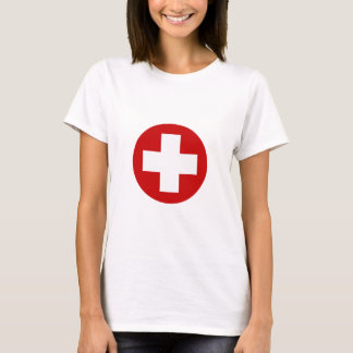 Schweizer rotes Kreuz-NotErholung Roundell T-Shirt