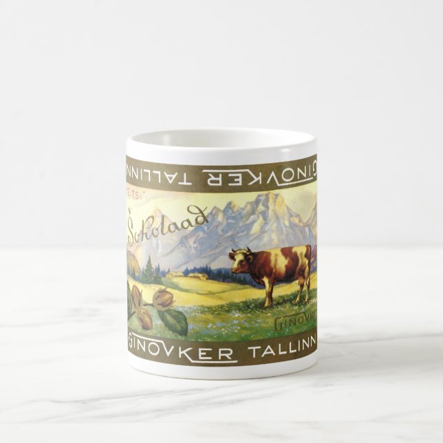 Schweizer Schokoladen-Tasse Tallinns Tasse (Mittel)