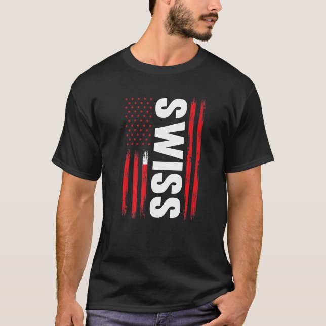 Schweizer Schweiz T-Shirt (Vorderseite)
