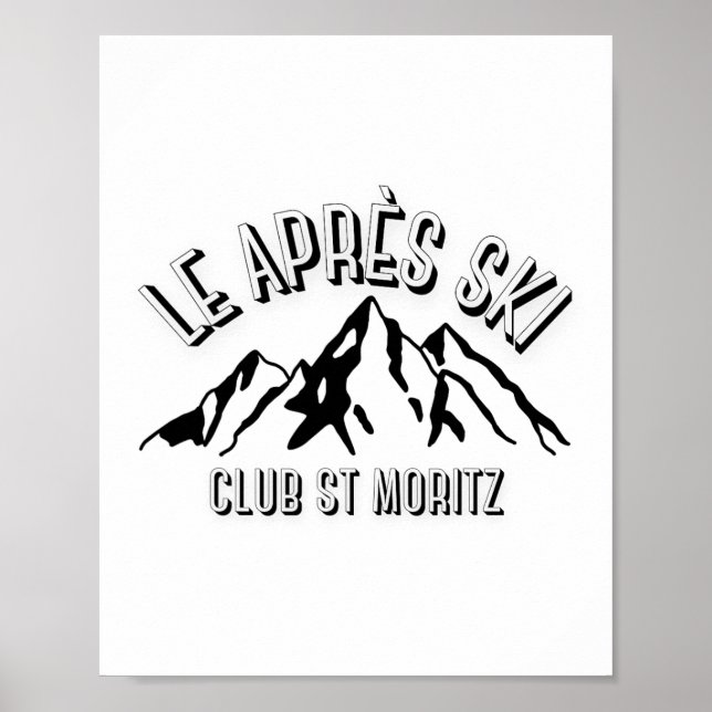 Schweizer Snowboard-Liebe Poster (Vorne)