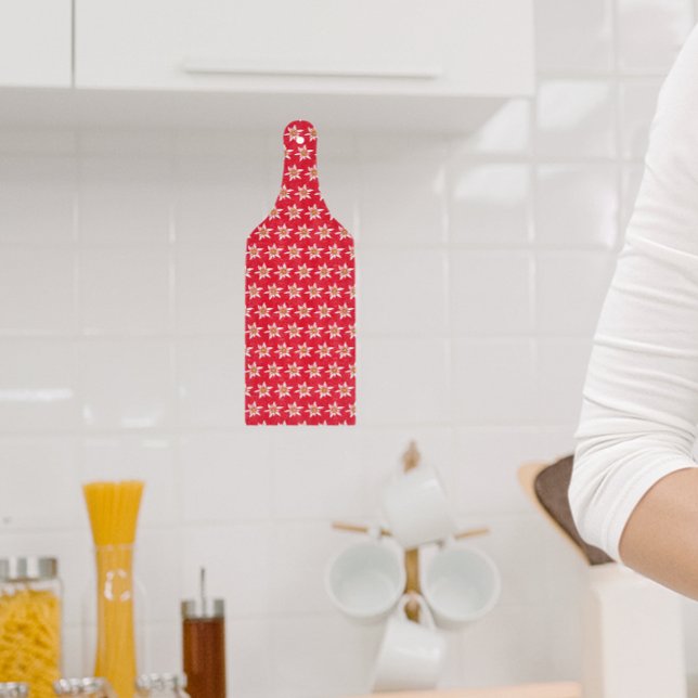 Schweizer Symbol Edelweiss Blume Muster Schneidebrett (Edelweiss pattern Cutting Board)