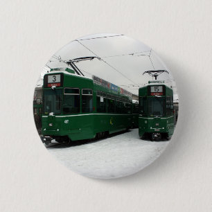 Schweizer Trams an BVB M-Parc Depot, Basel Button