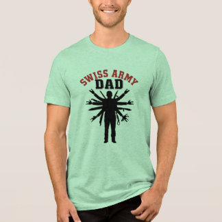 Schweizer-Vater Tri-Blend Shirt