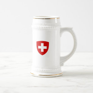 Schweizer Wappen - die Schweiz-Andenken Bierglas
