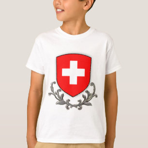 Schweizer Wappen scherzt Wecker T-Shirt