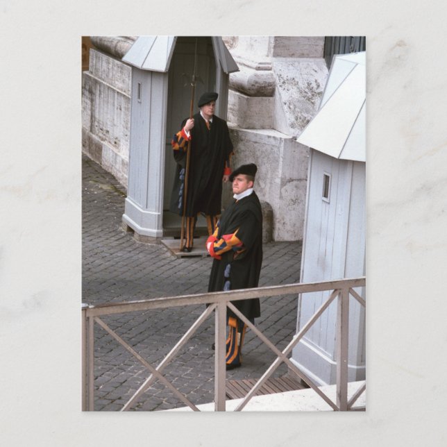 Schweizerische Garde Postkarte (Vorderseite)
