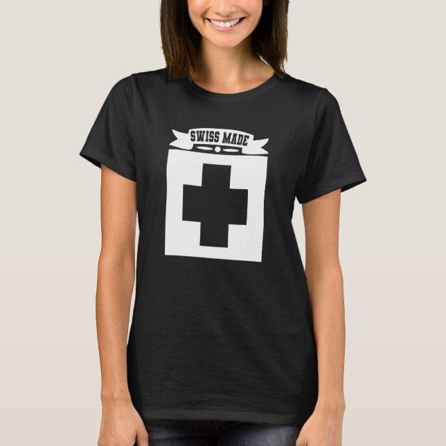Schweizerische Made Schweiz 1 T-Shirt (Vorderseite)