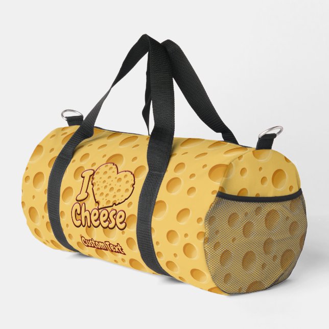 Schweizerisches Käsemuster Duffle Bag (Rechte Ecke)