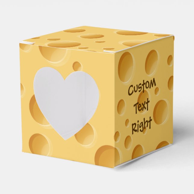 Schweizerisches Käsemuster Geschenkschachtel (Vorderseite)