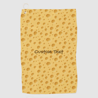 Schweizerisches Käsemuster Golfhandtuch