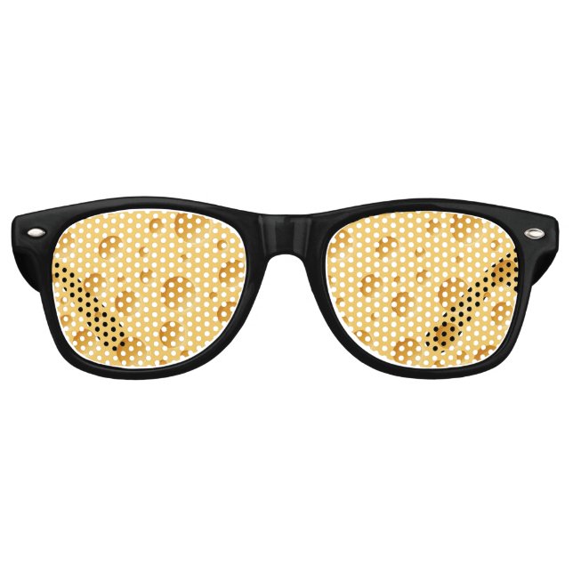 Schweizerisches Käsemuster Partybrille (Vorderseite)