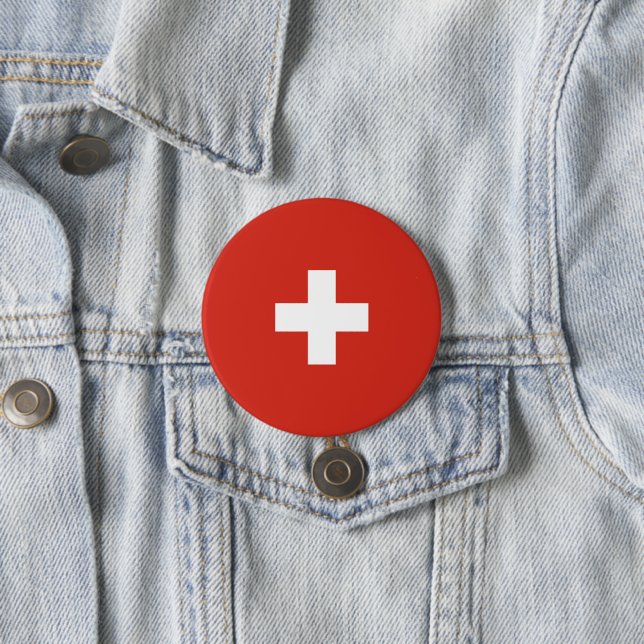 Schweizflagge Button (Beispiel)