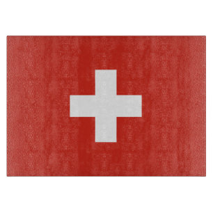 Schweizflagge Schneidebrett