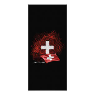 Schweizflagge Werbekarte