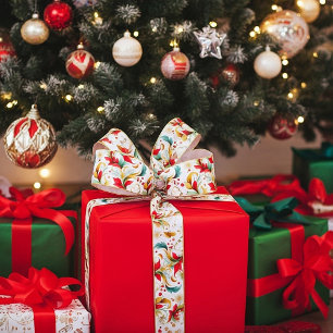 Schwelende Weihnachten Satinband