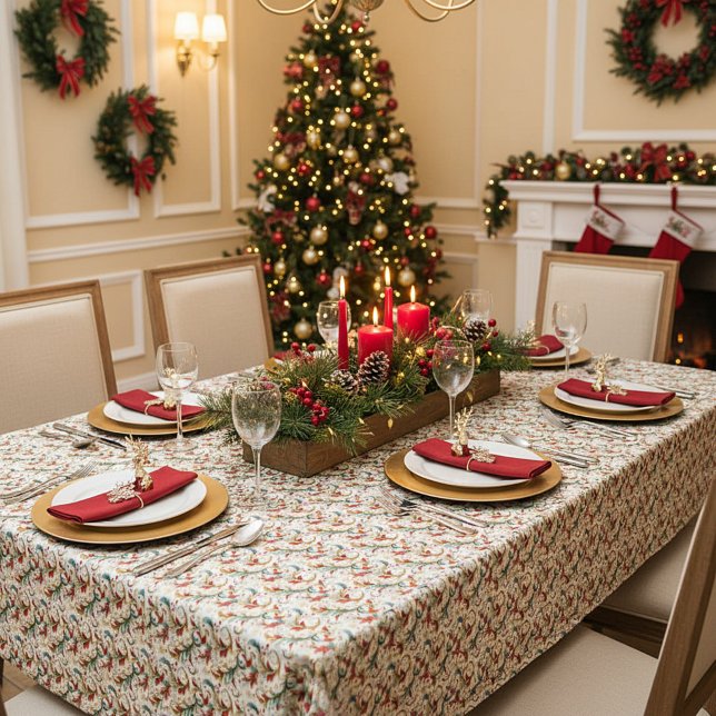 Schwelende Weihnachten Tischdecke (Von Creator hochgeladen)
