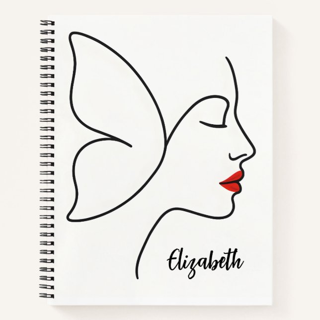 Schwellenflügel - versteckte Schmetterlinge Notizbuch (Vorderseite)