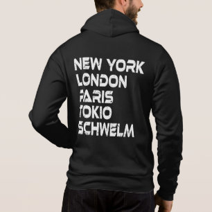 Schwelm New York London Tokio Paris Hoodie