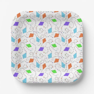 Schwenken Kites Papierplatte Pappteller