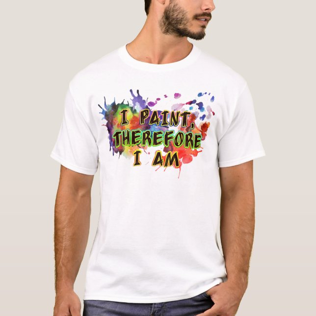 Schwer, bunt und lustig! T-Shirt (Vorderseite)