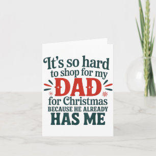 Schwer Für Meinen Vater Zu Weihnachten Einkaufen W Karte