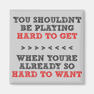 Schwer Gewollt Kühlschrankmagnet Magnet