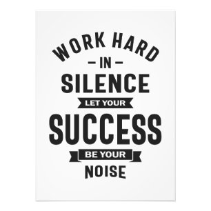 Schwer in Stille arbeiten - Lassend Erfolg macht d Fotodruck