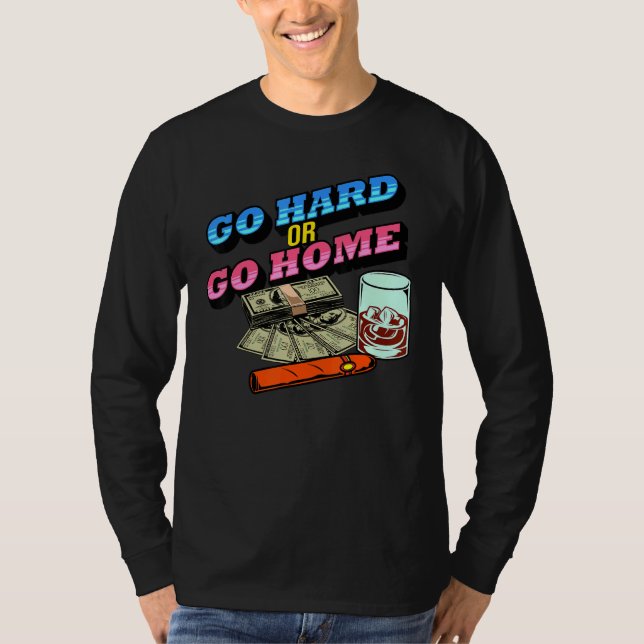 Schwer oder einfach Zuhause arbeiten Kleine Untern T-Shirt (Vorderseite)