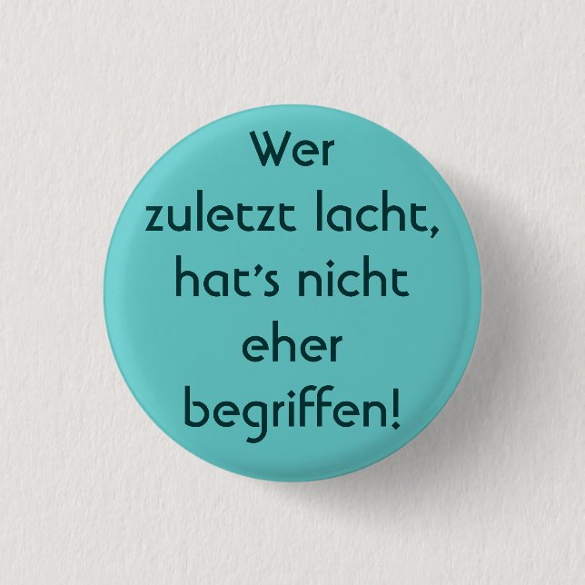 Schwer von Begriff! Button (Vorderseite)